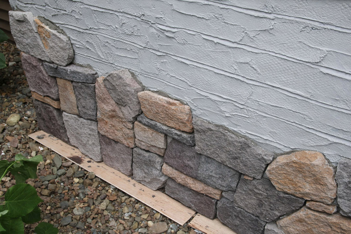 Stone veneer installation in Carlsbad, CA